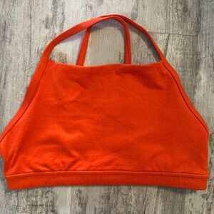 Fleo Orange Chloe High Neck Bra Size Small